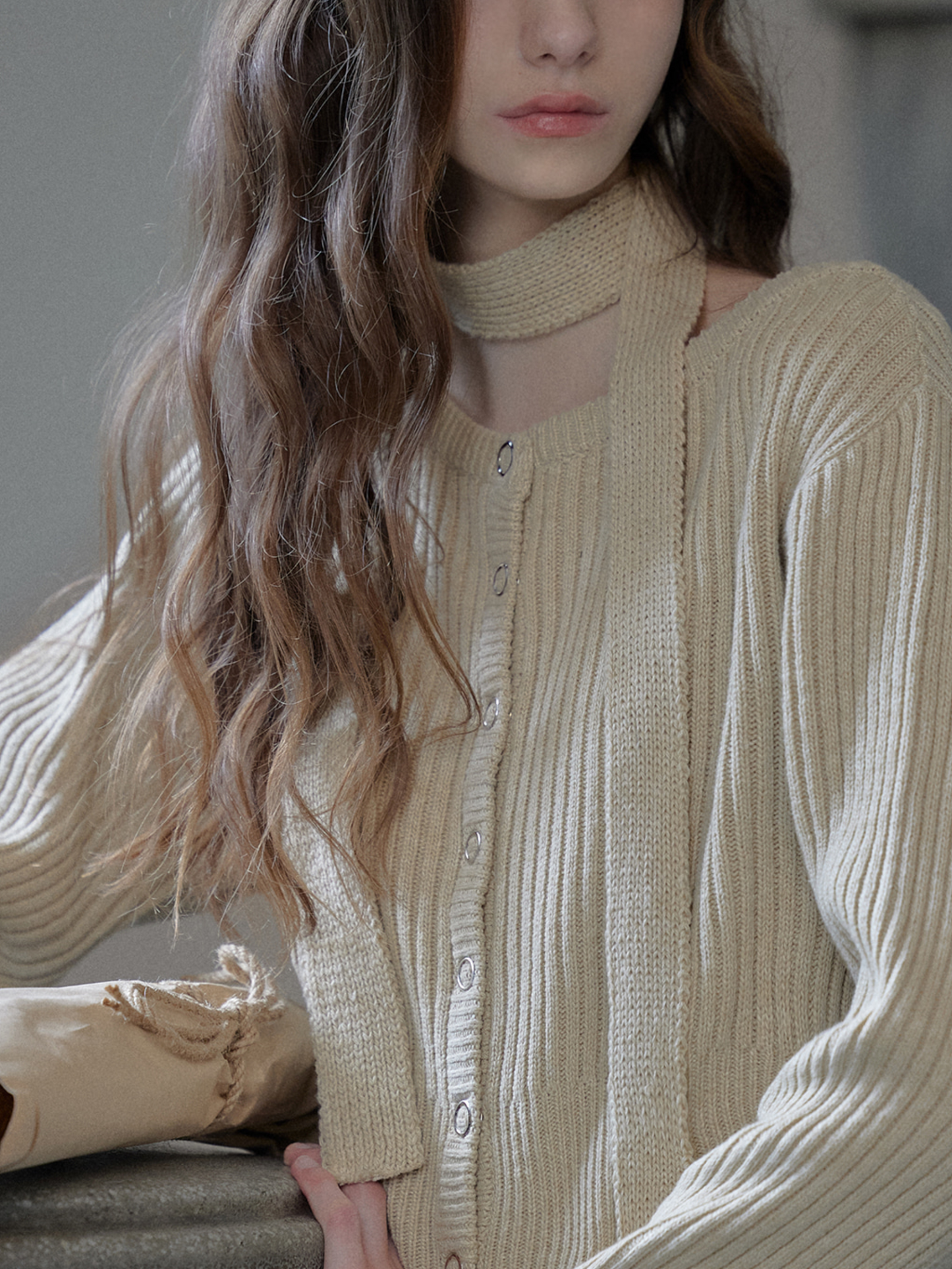 Sonnet Boat-neck Wool Cardigan