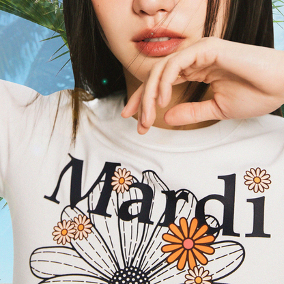 CROPPED TSHIRT FLOWERMARDI BLOSSOM