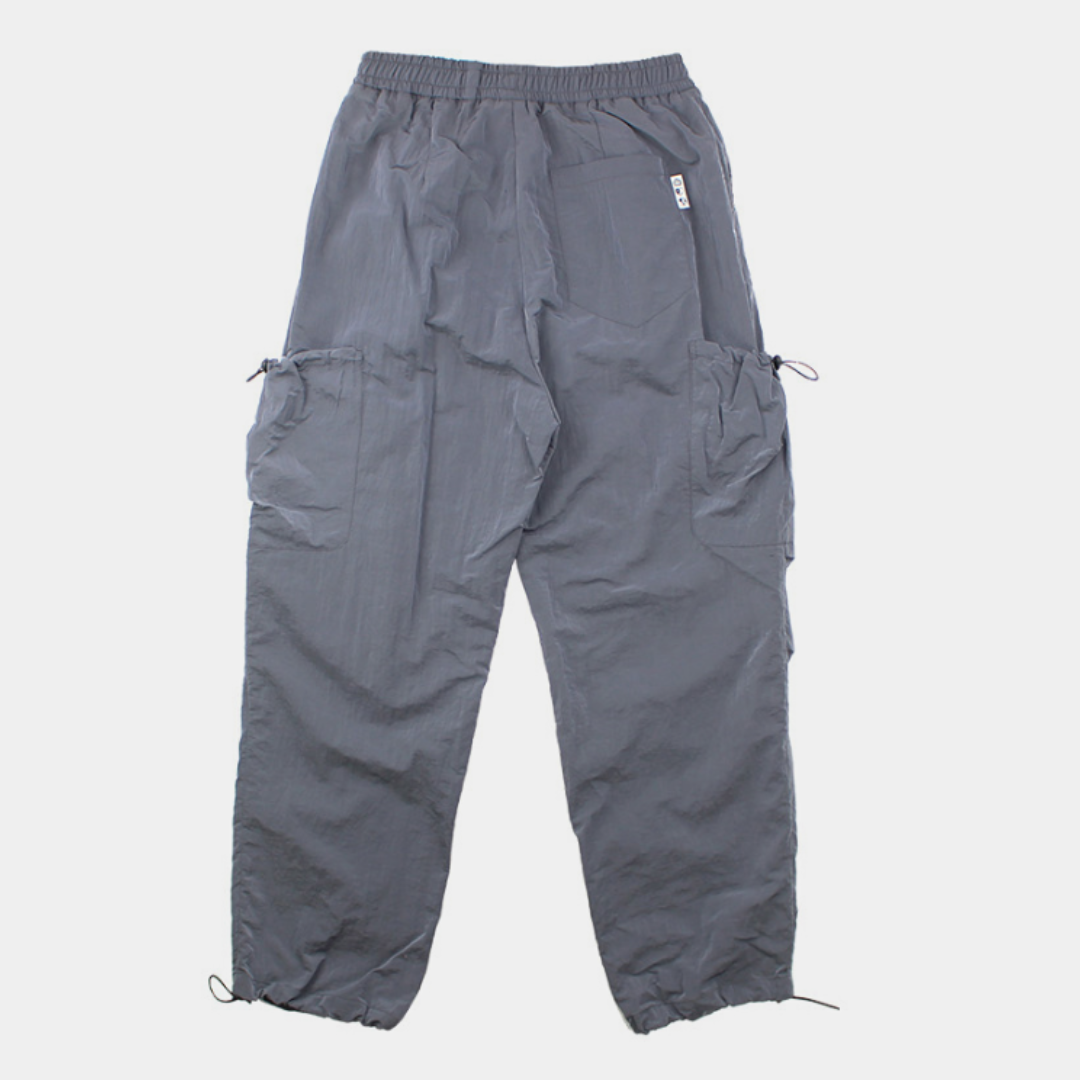 Shirring nylon cargo pants