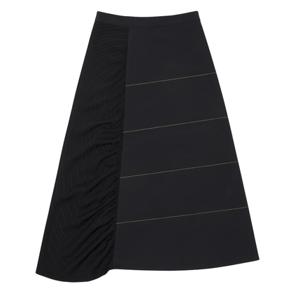 Shirring Panel Skirt