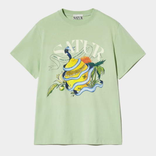 (W) Ribbon Citron Graphic T-Shirt