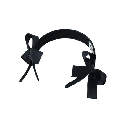 Double Ribbon Satin Hairband