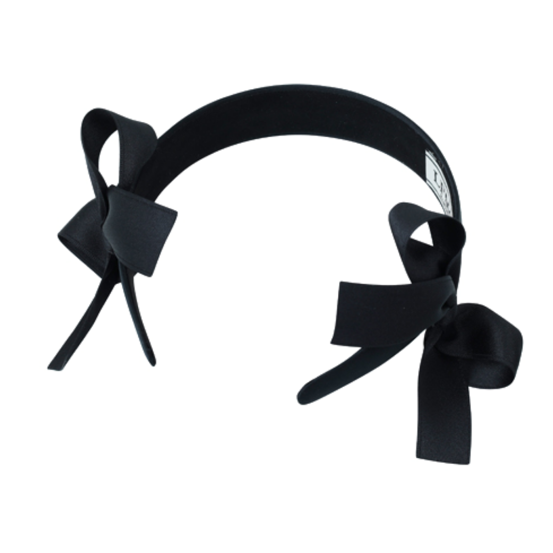 Double Ribbon Satin Hairband