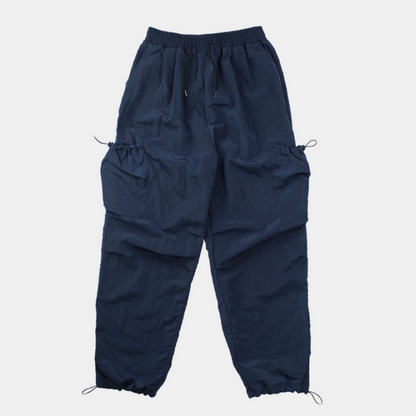 Shirring nylon cargo pants