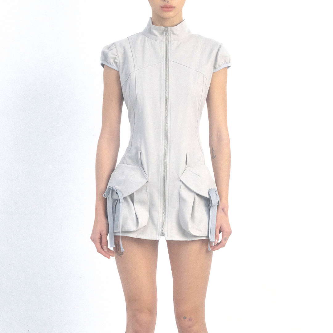 Cargo Zip-Up Dress