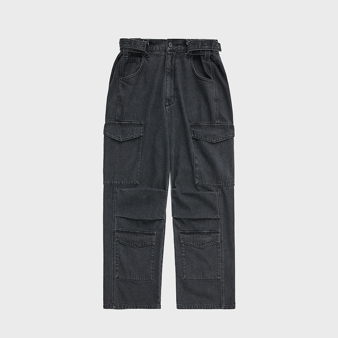 UTILITY WIDE DENIM PANTS