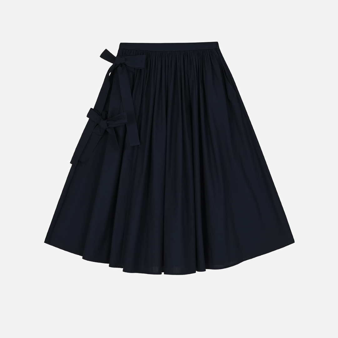 DOUBLE STRAP RIBBON SKIRT