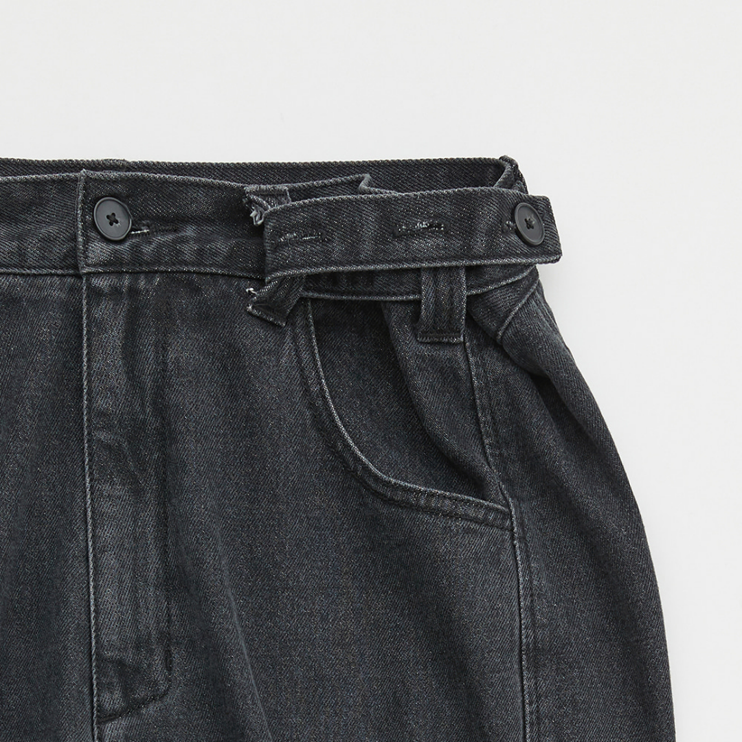 UTILITY WIDE DENIM PANTS