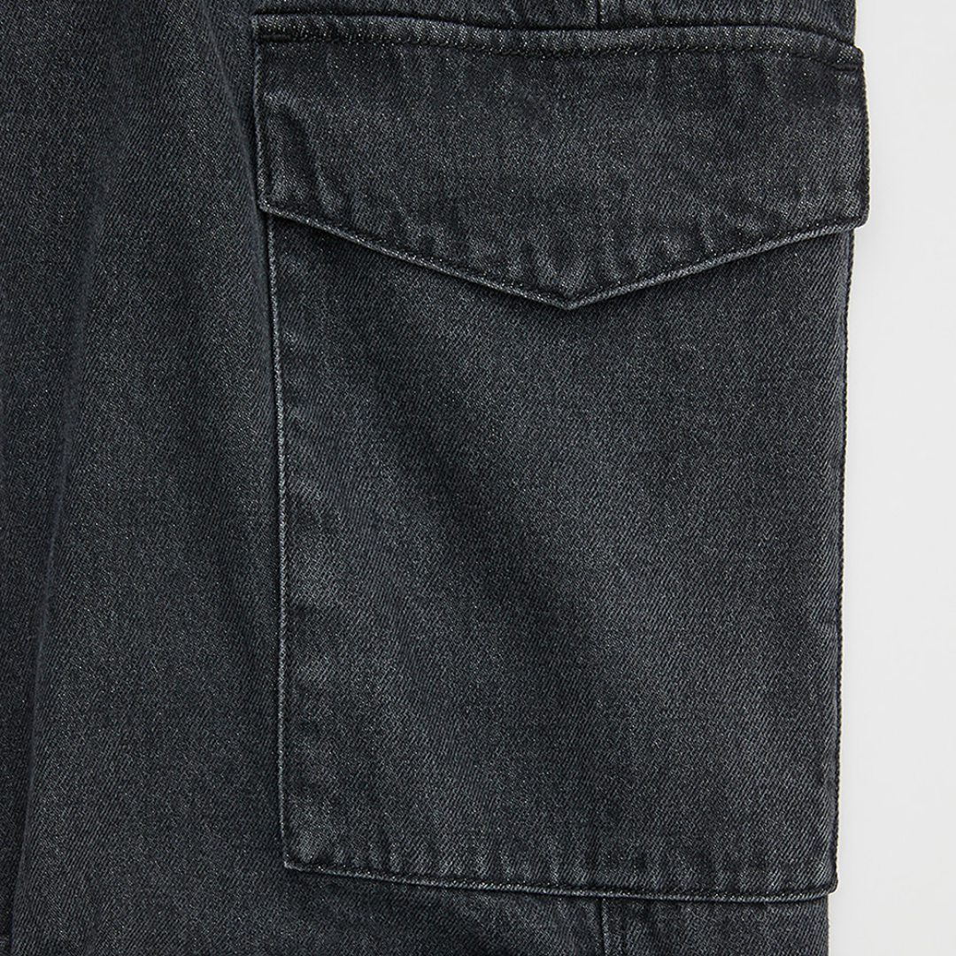 UTILITY WIDE DENIM PANTS