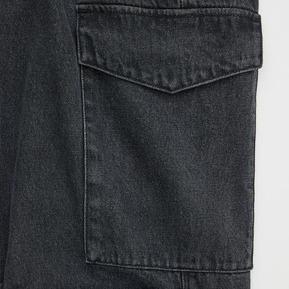 UTILITY WIDE DENIM PANTS