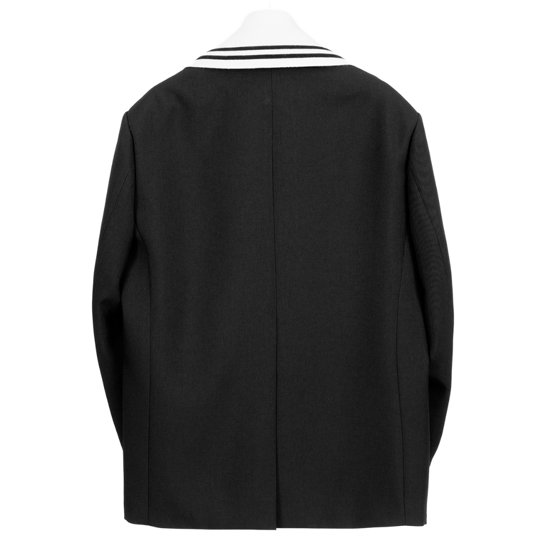 Oversized Sailor Collar Jacket