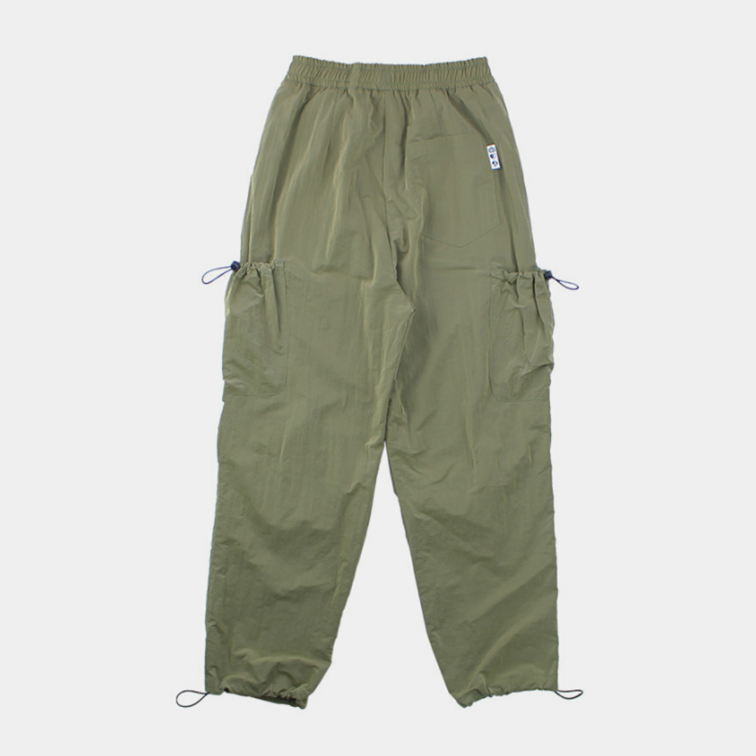 Shirring nylon cargo pants