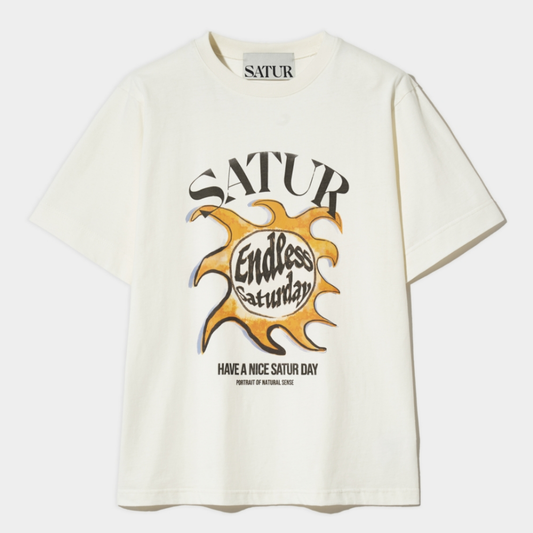 (M) Sun Retro Graphic T-Shirts