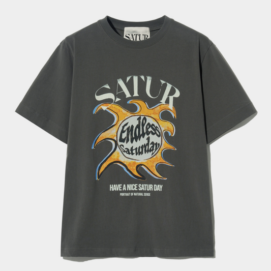 (M) Sun Retro Graphic T-Shirts