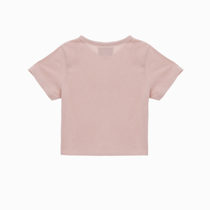 LOGO CROP TOP IN PINK