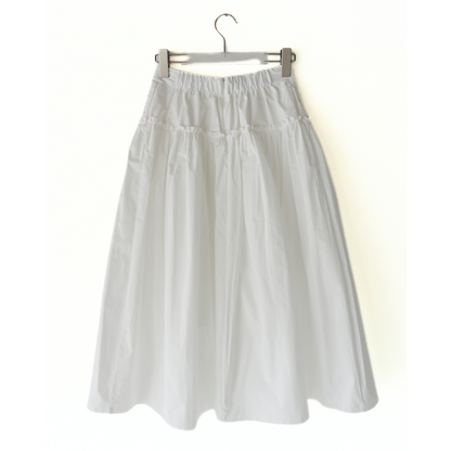 Frill Ribbon Long Skirt