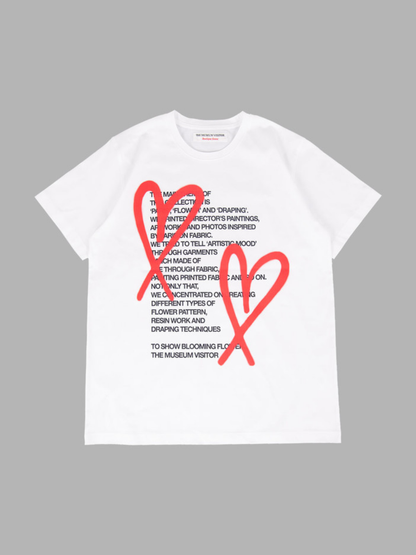 HEART PRINTED T-SHIRTS