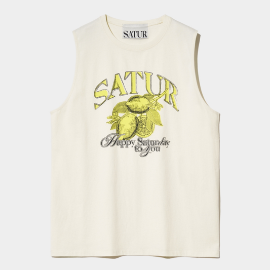 (M) Citron Summer Graphic Sleeveless