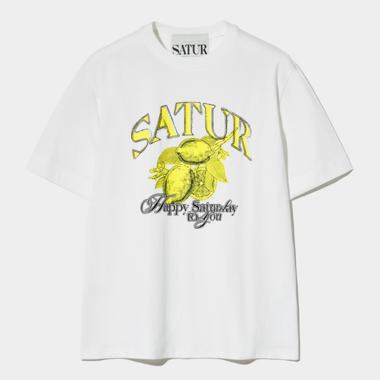 (M) Citron Summer Graphic T-Shirt