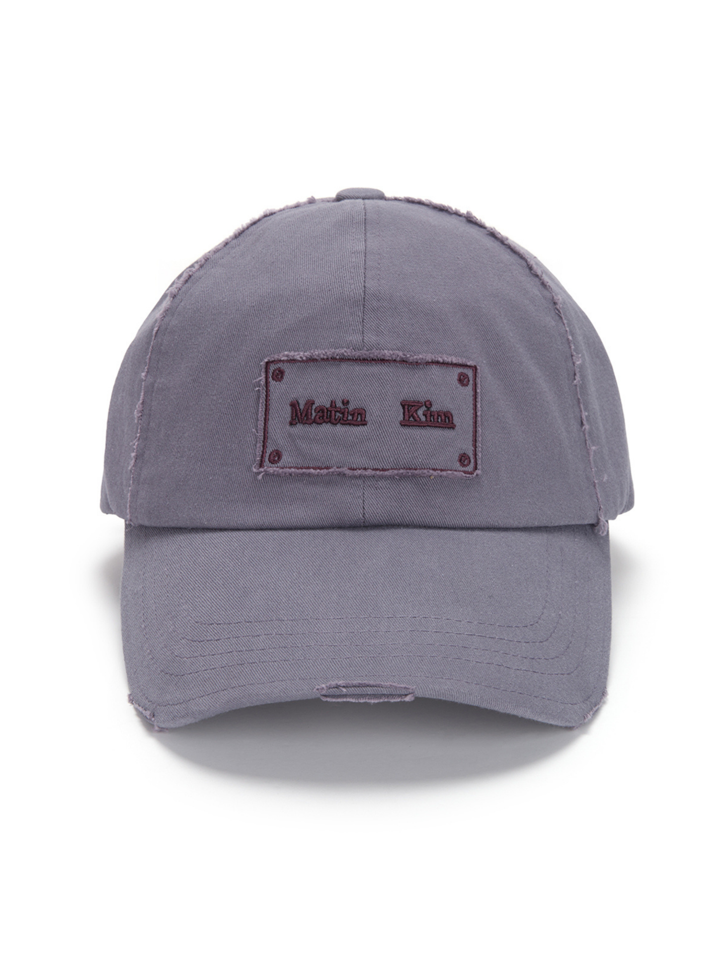 SQUARE LOGO CUTOUT BALL CAP