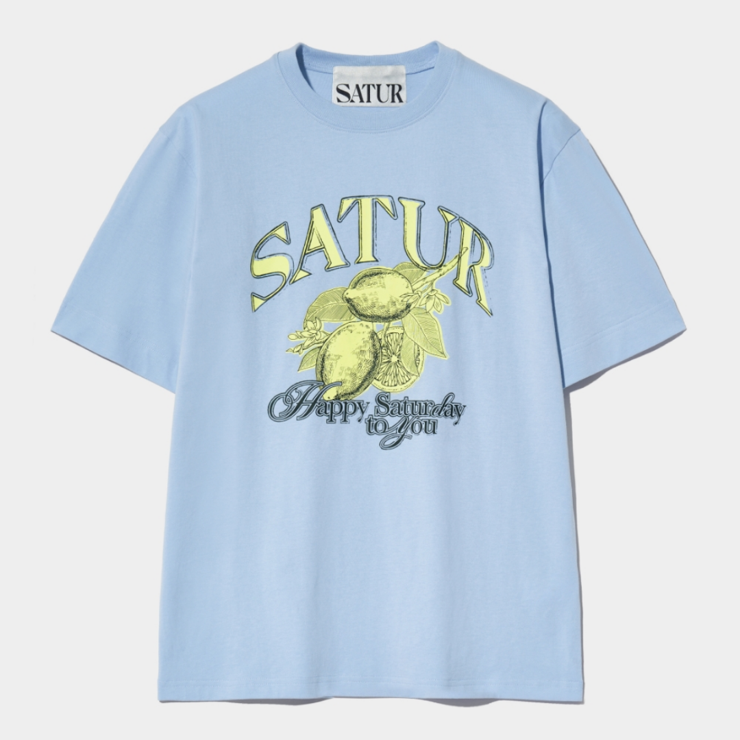 (M) Citron Summer Graphic T-Shirt