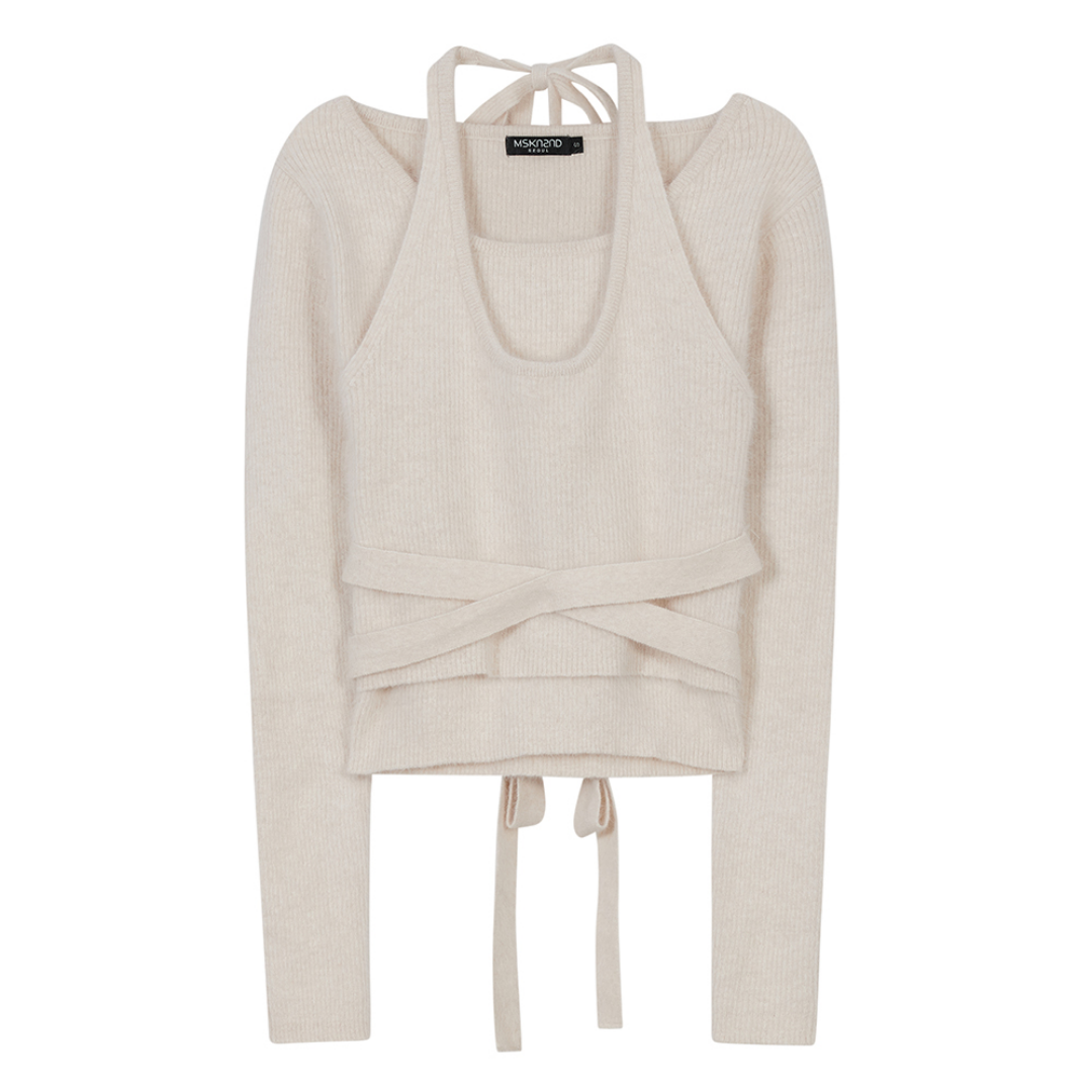 ANGOTA LAYERED BALLERINA SWEATER