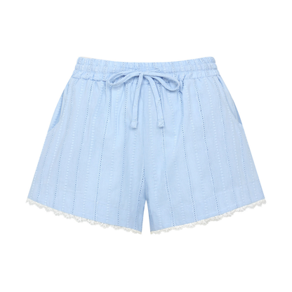 Cozy Lace Banding Shorts