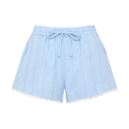 Cozy Lace Banding Shorts