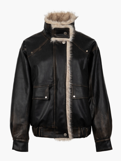 WASHING LEATHER MUSTANG JACKET