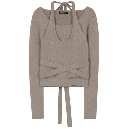 ANGOTA LAYERED BALLERINA SWEATER