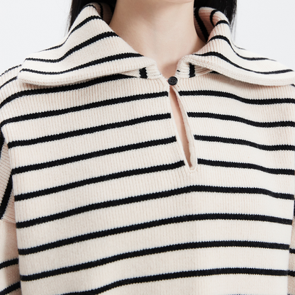 STRIPE SLIT KNIT