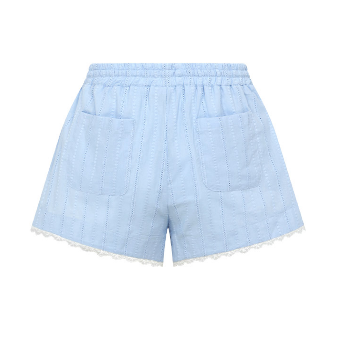 Cozy Lace Banding Shorts