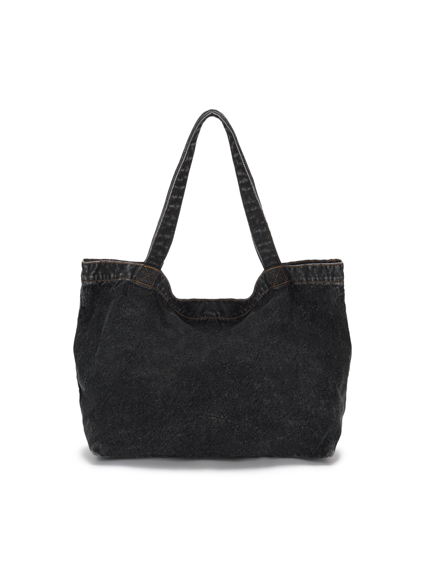 LOGO WASHED DENIM TOTE BAG