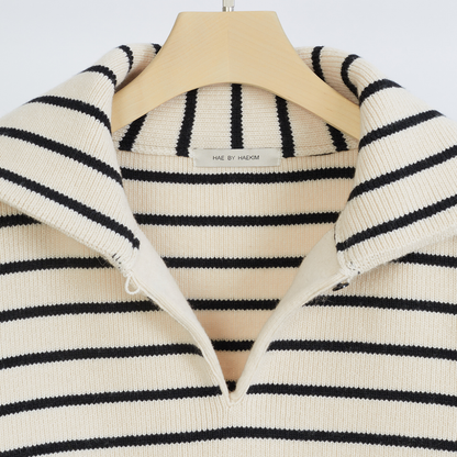 STRIPE SLIT KNIT