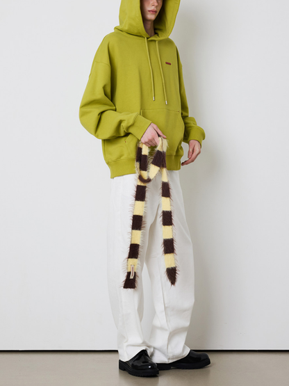 MIXED STRIPE KNIT MUFFLER