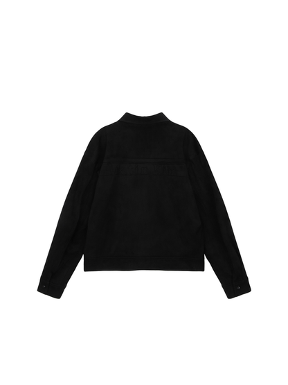 BACK LOGO SUEDE BLOUSON JUMPER FOR MEN