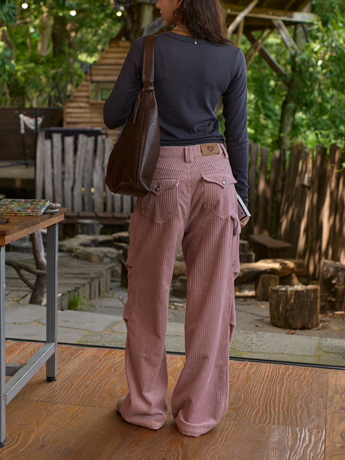 Owl Corduroy Pants