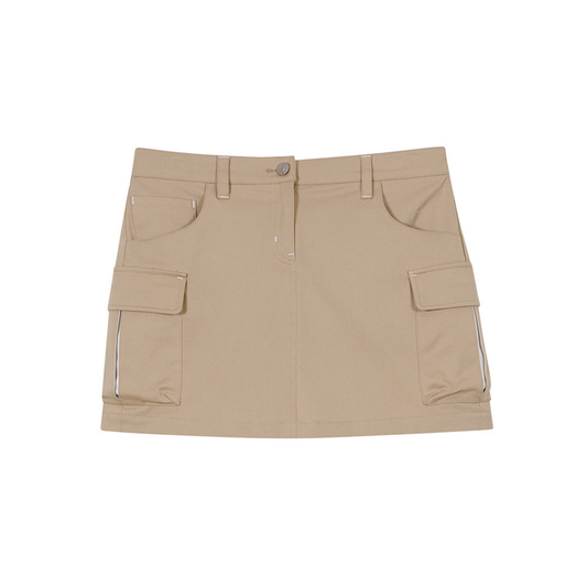 BAR TACK CARGO MINI SKIRT