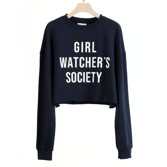 GIRLS LOGO CROP SWEATSHIRT