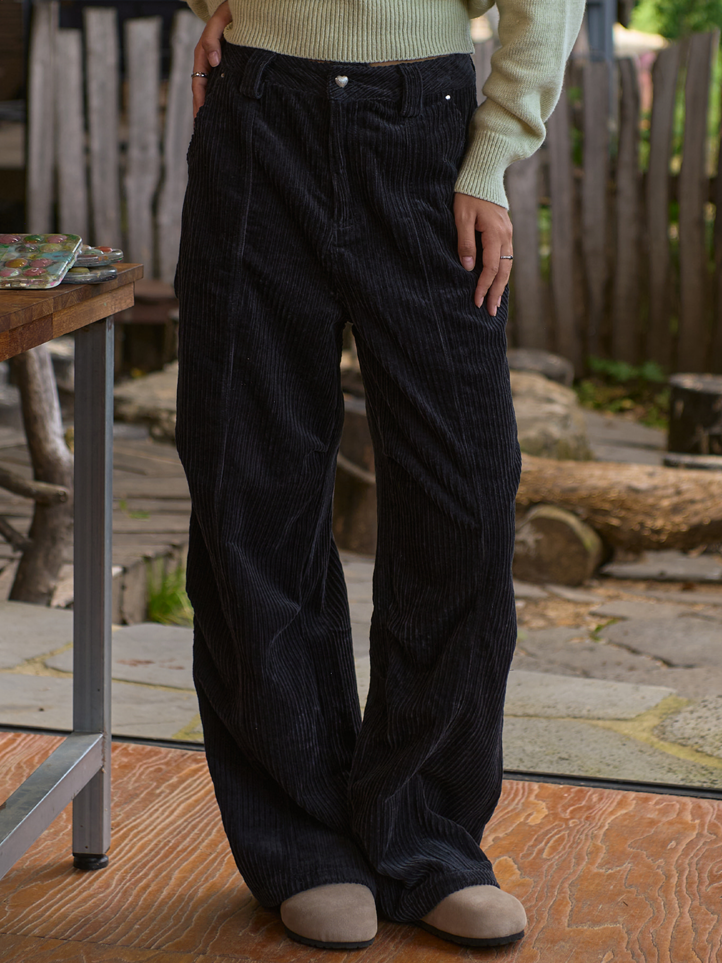 Owl Corduroy Pants