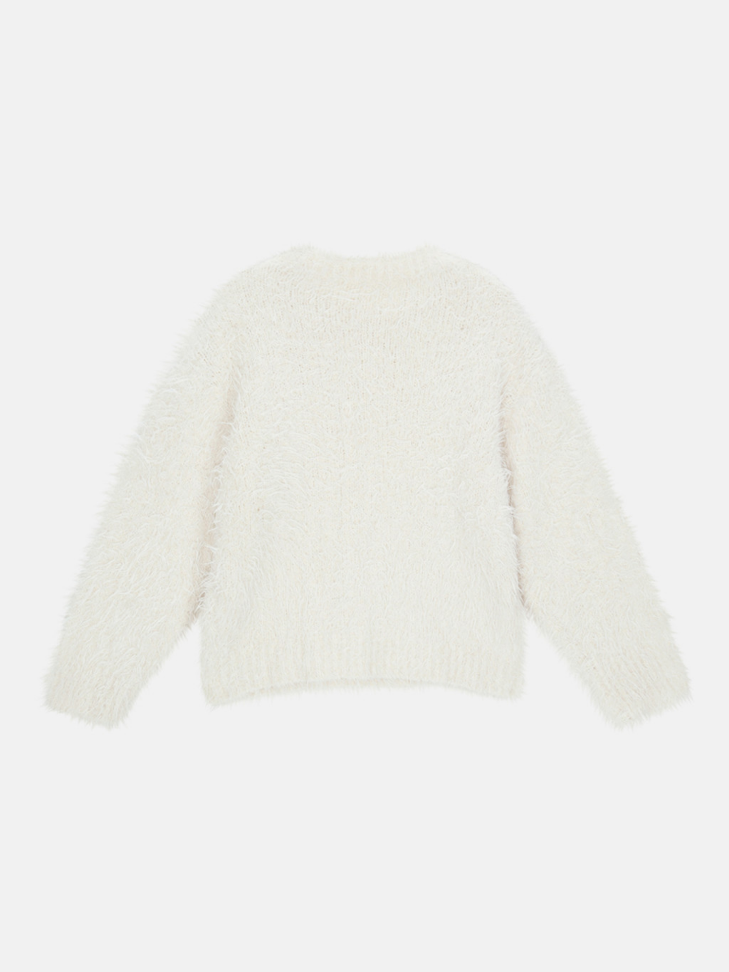 FLUFFY ALPACA KNIT SWEATER