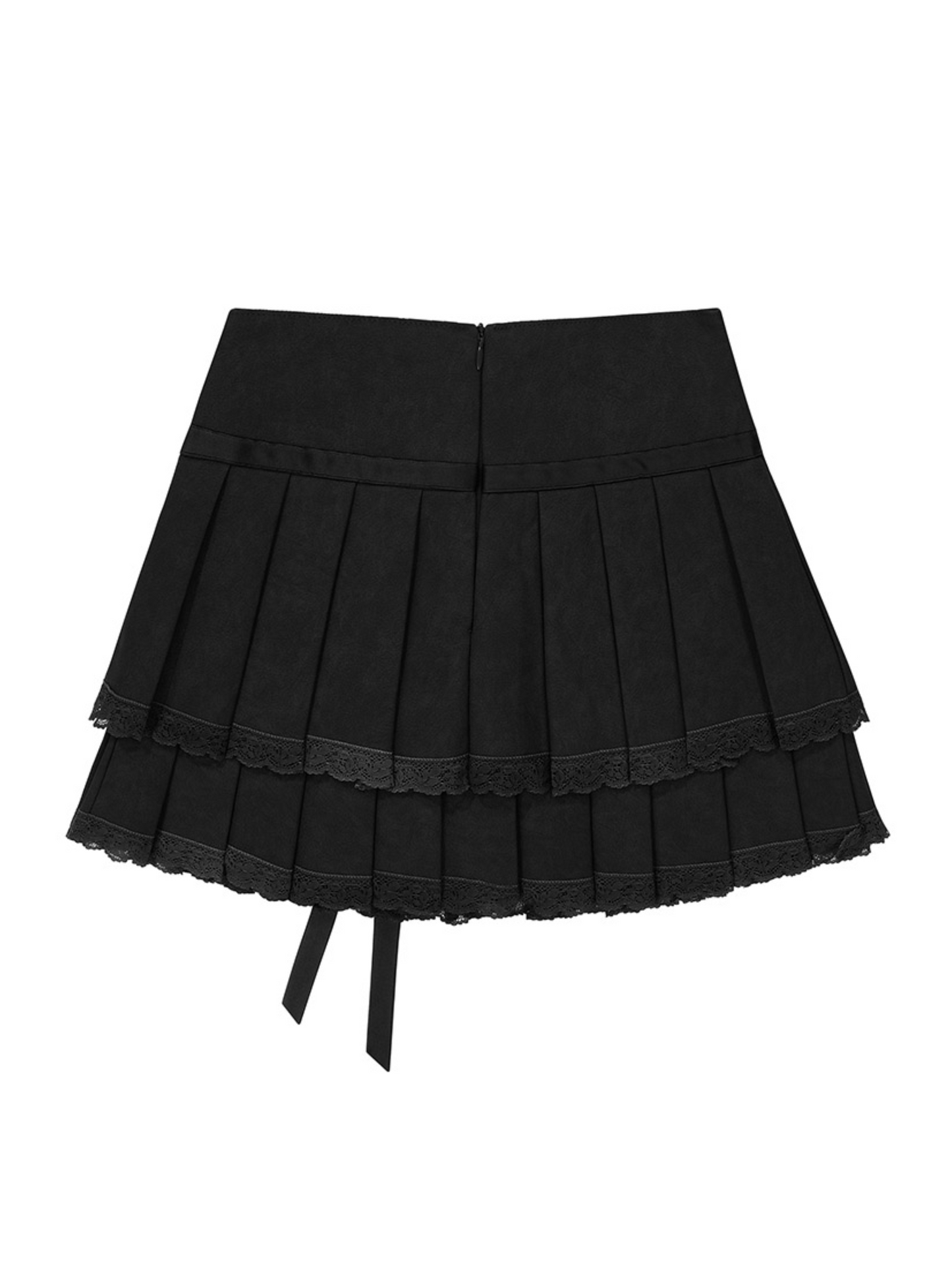 Clare Vegan Leather Pleated Skirt