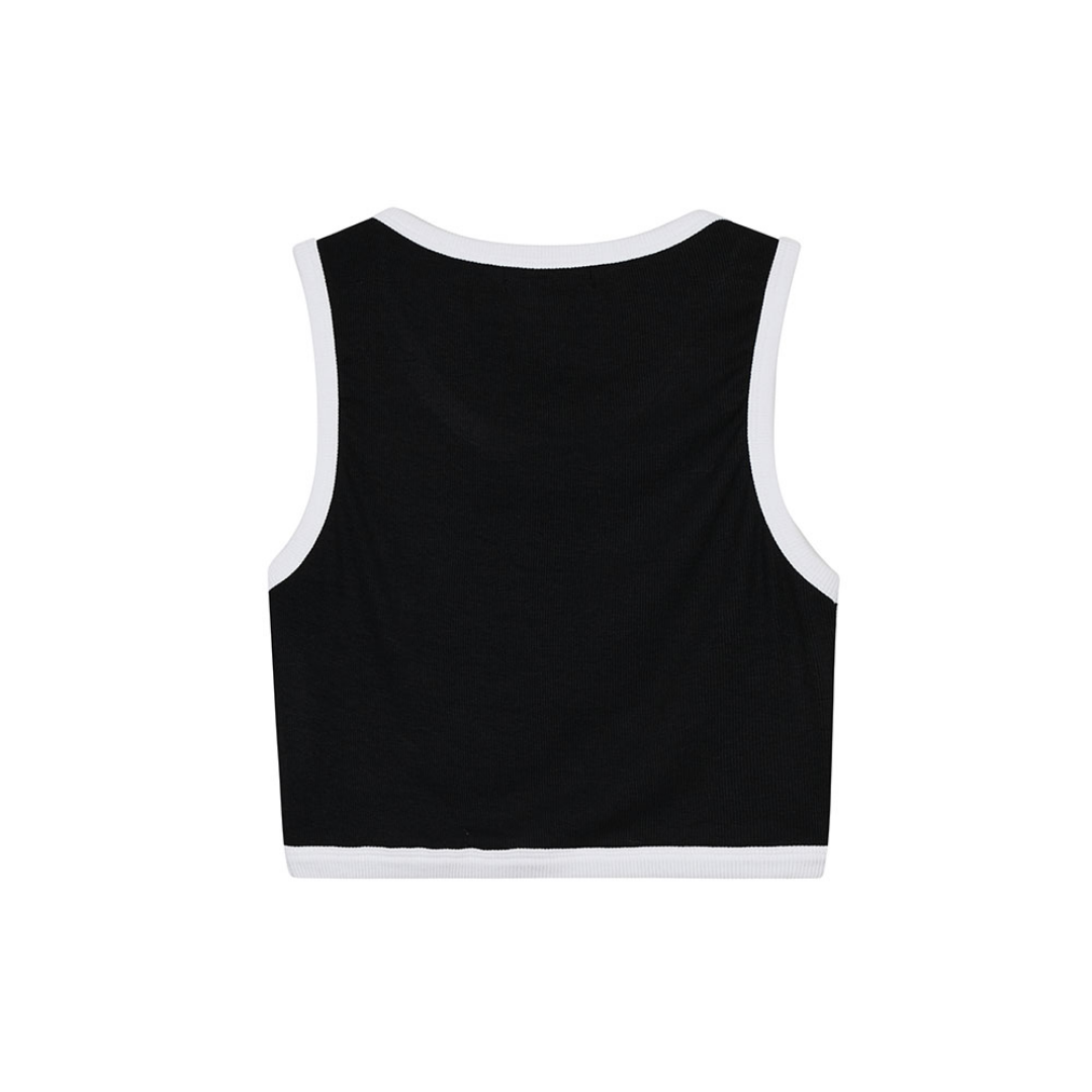 mii RIBBED CROP TANK TOP