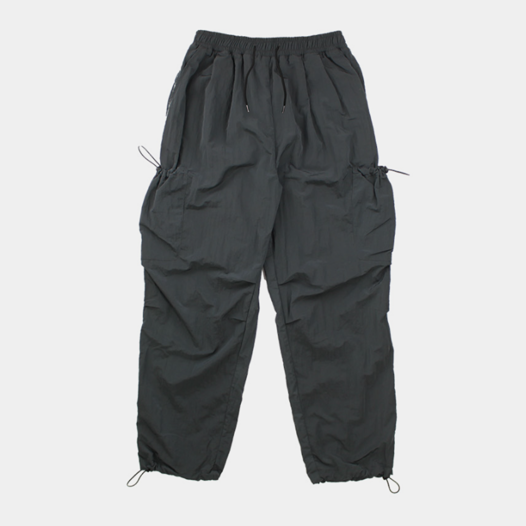 Shirring nylon cargo pants