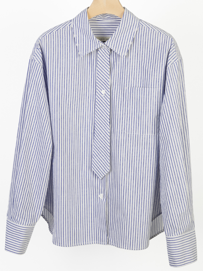 TIE STRIPE SHIRT