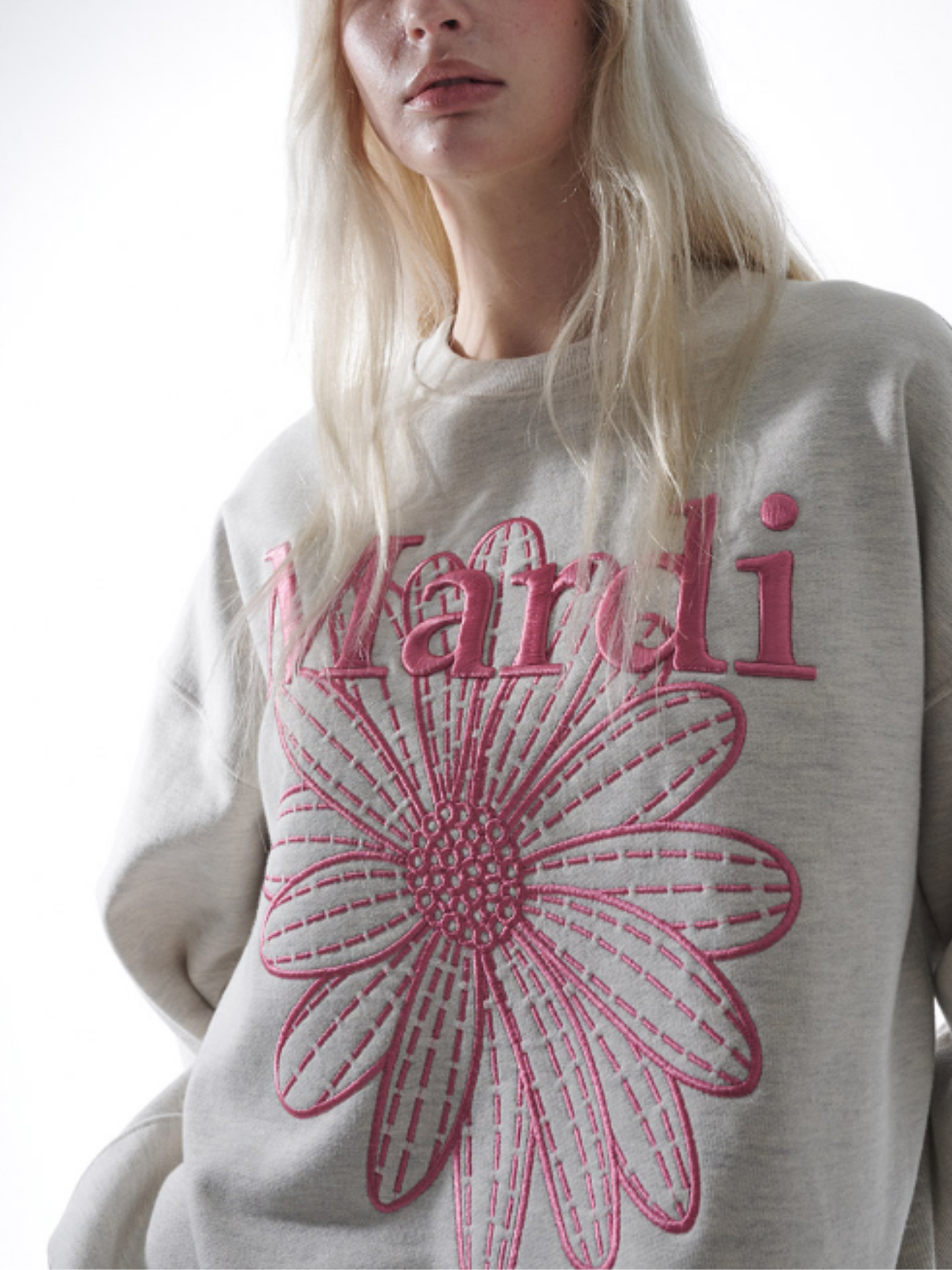 SWEATSHIRT FLOWERMARDI NEEDLEWORK