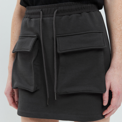 pocket mini sweat skirt