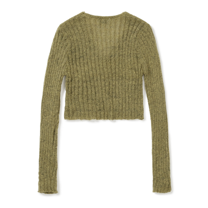 Jeanette Ribbon Cropped Knitwear