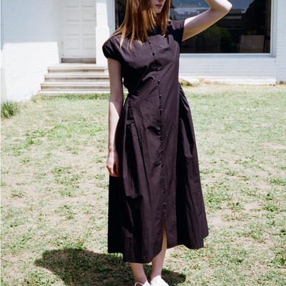 Summer Haze Nylon Maxi Dress