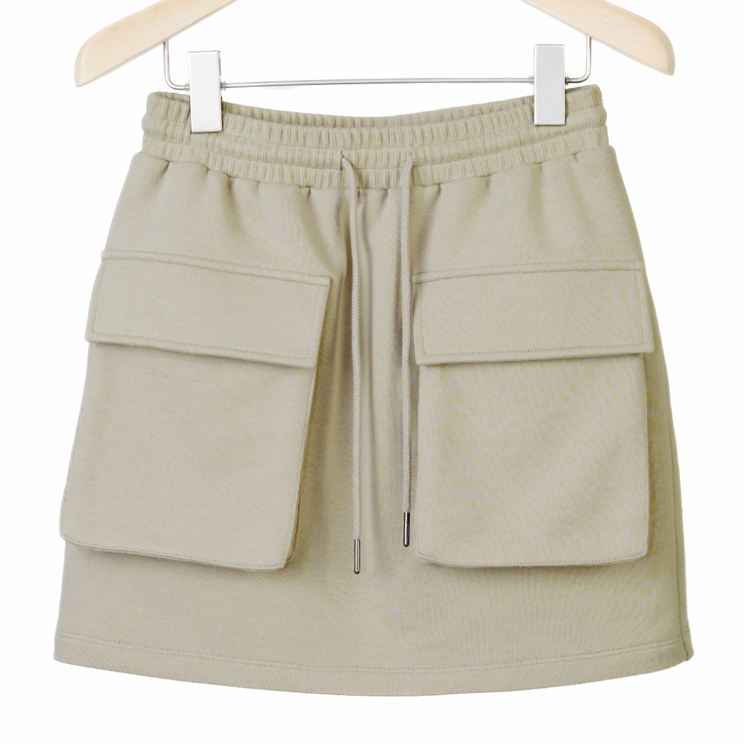 pocket mini sweat skirt